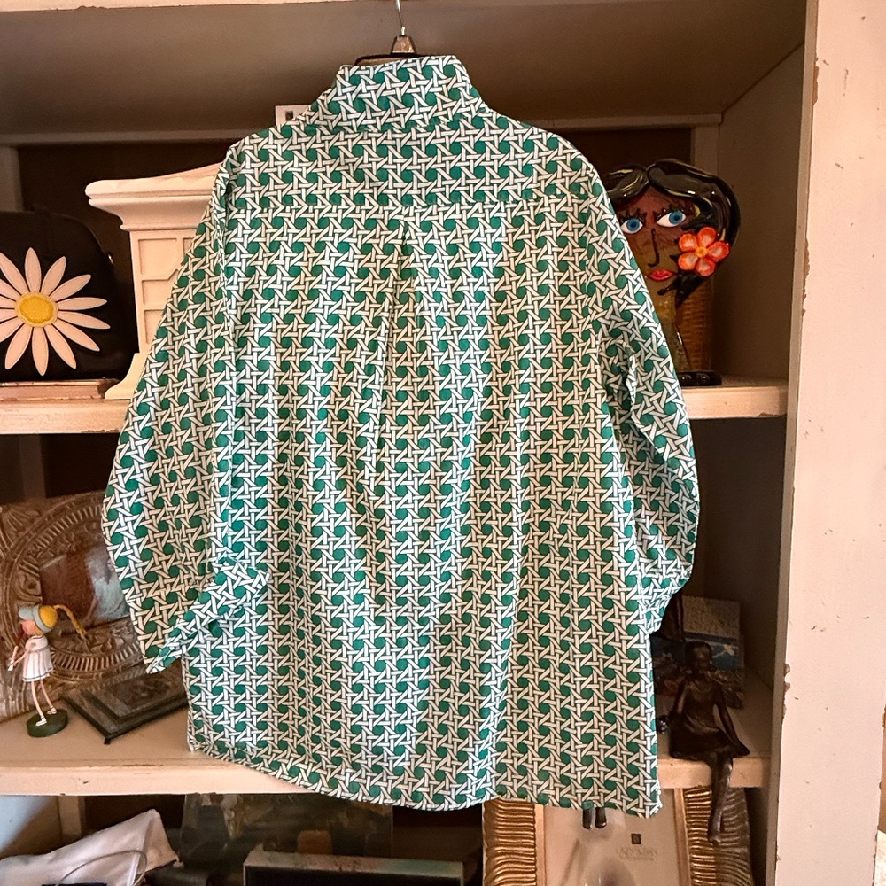Jude Connally XXL cricket top tunic petite rattan jade green nwt - Picture 9 of 9